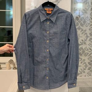 Tory Burch Denim Blouse